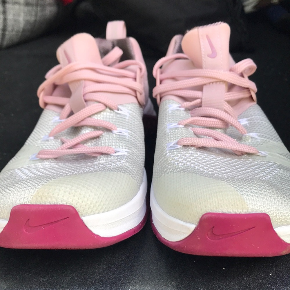 New pink Nike Metcon sneakers
